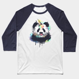 ice cream pandacorn Baseball T-Shirt